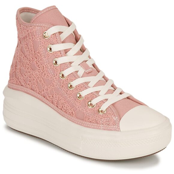 NWT Converse Womens Move Platform Hi Canyon Dusk/Rust Pink/Egret Size 7.5 - Picture 7 of 7